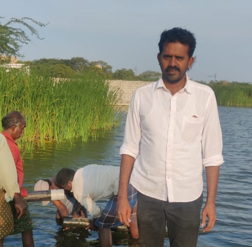குடிநீர் வினியோகம் நிறுத்தம் களத்தில் இறங்கிய மாமன்ற உறுப்பினர் மந்திரமூர்த்தி!