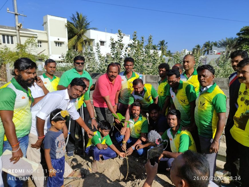 தமிழ்நாடு முதல்வர் மு.க .ஸ்டாலின் பிறந்தநாள் விழா; 5000 மரக்கன்றுகள் நடபடும் மேயர் ஜெகன் அசத்தல் திட்டம்.