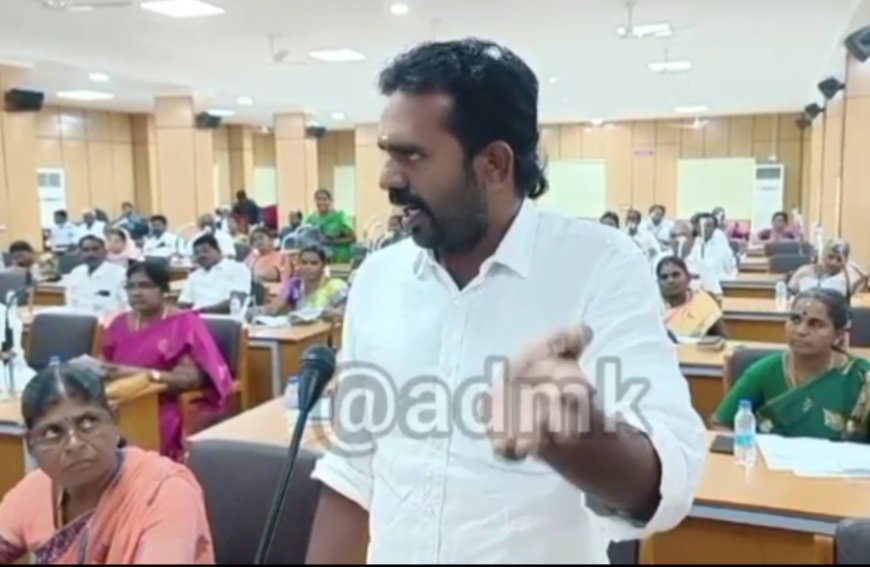 தூத்துக்குடியில் பரவி வரும் டெங்கு காய்ச்சலை போர்க்கால அடிப்படையில் கட்டுப்படுத்த நடவடிக்கை தேவை அதிமுக மாமன்ற கொறடா மந்திரமூர்த்தி வலியுறுத்தி பேச்சு.
