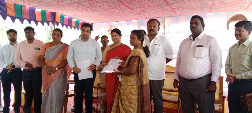 தூத்துக்குடி மாவட்ட நிர்வாகம் சார்பில் மாற்றுத்திறனாளிகள் துறை மற்றும் பல்வேறு துறைகளில் மூலம் சுமார் ஒரு கோடியே 64 லட்ச ரூபாய் மதிப்பீட்டில் நலத்திட்ட உதவிகள்- எம்பி கனிமொழி வழங்கினார்.