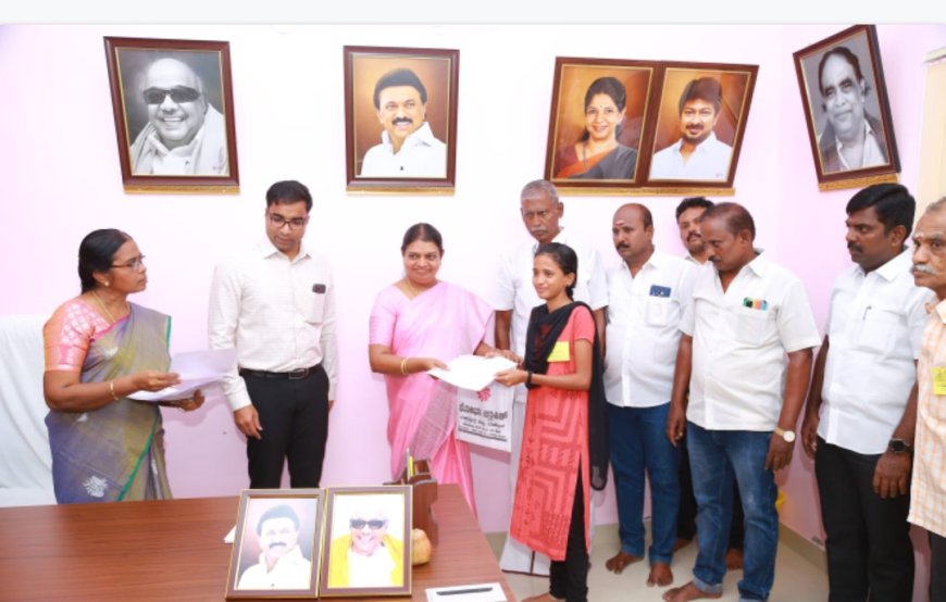 இரண்டு பெண் குழந்தைகள் திட்டத்தின்கீழ் வயது முதிர்வு உதவித்தொகையை சமூக நலத்துறை அலுவலகத்தில் பெற்றுக்கொள்ளலாம் – சமூக நலத்துறை அமைச்சர் கீதா ஜீவன் தகவல்!