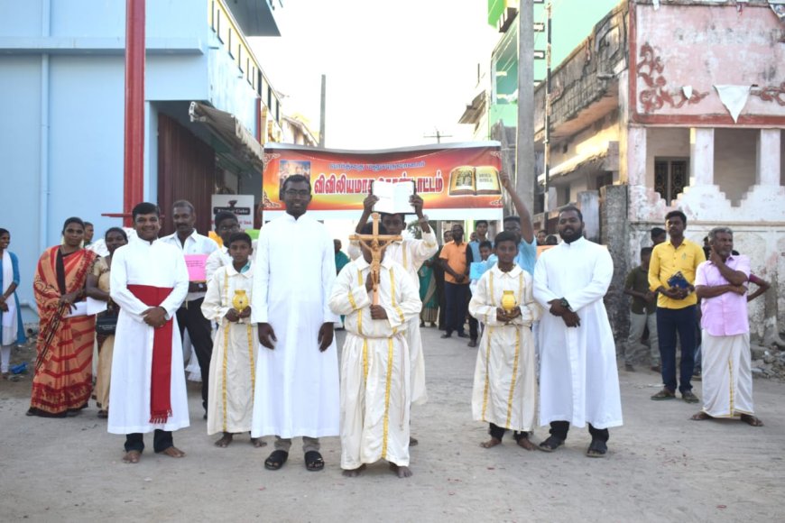 தருவைகுளத்தில் மணீப்பூா் மாநிலத்தில் பெண்களுக்கு எதிரான பாலியல் வன்கொடுமைகளை கண்டித்து பேரணி மற்றும் ஆா்ப்பாட்டம் நடைபெற்றது.