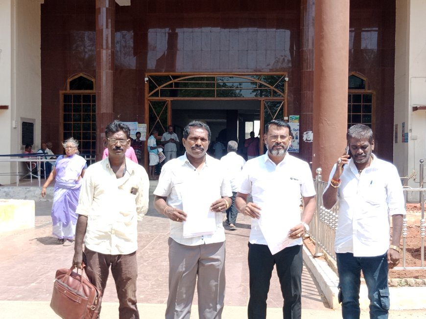 தூத்துக்குடியில் தமிழ்நாடு வீட்டு வசதி வாரிய குடியிருப்பு மனை உரிமையாளர்கள் பட்டா கேட்டு ஆட்சியரிடம் மனு!