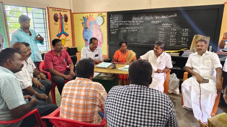 ஒட்டப்பிடாரம் ஆலந்தா ஊராட்சி ஒன்றிய தொடக்கப்பள்ளியில் கூடுதல் ஆசிரியர் நியமிக்க எம்எல்ஏ சண்முகையா நடவடிக்கை.