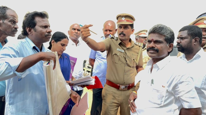 பேரூரணி சிறைச்சாலை காவலர் பயிற்சி பள்ளியில் சண்முகையா எம்எல்ஏ நேரில் பார்வையிட்டு ஆய்வு செய்தார்.