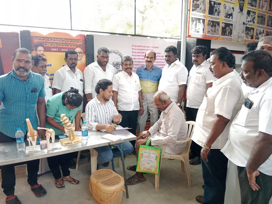 தூத்துக்குடி மத்திய ஒன்றிய திமுக இளைஞரணி சார்பில் தமிழக துணை முதல்வர் உதயநிதி ஸ்டாலின் பிறந்தநாளை முன்னிட்டு மருத்துவ முகாம் - சண்முகையா எம்எல்ஏ துவக்கி வைத்தார்.