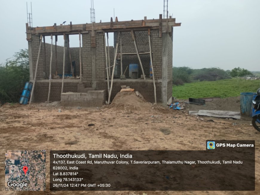 தூத்துக்குடியில் அரசு புறம்போக்கில் கட்டப்பட்ட கட்டிடம் - அதிரடியாக அகற்றி வட்டாட்சியர் நடவடிக்கை.