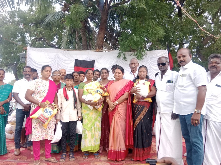 தூத்துக்குடி மாநகராட்சி 49 வது வார்டு பகுதிகளில் புதிதாக சிசிடிவி கேமரா திறப்பு விழா மற்றும் நலத்திட்ட உதவிகள் வழங்கும் விழா- அமைச்சர் கீதா ஜீவன் திறந்து வைத்து நலத்திட்ட உதவிகளை வழங்கினார்.