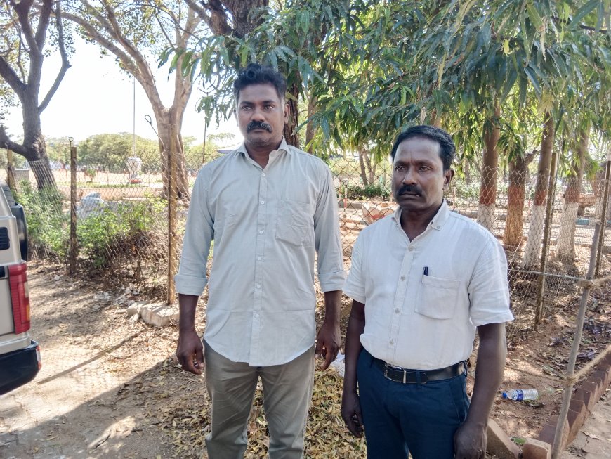 தூத்துக்குடியில் புதிதாக தொடங்கியுள்ள கார் தொழிற்சாலையில் காண்ட்ராக்ட் எடுத்தவர் காரில் கடத்தல் - எஸ் பி அலுவலகத்தில் புகார் மனு.